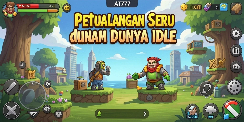 Tampilan gameplay seru dalam AT777 dengan aksi Idle yang menarik.