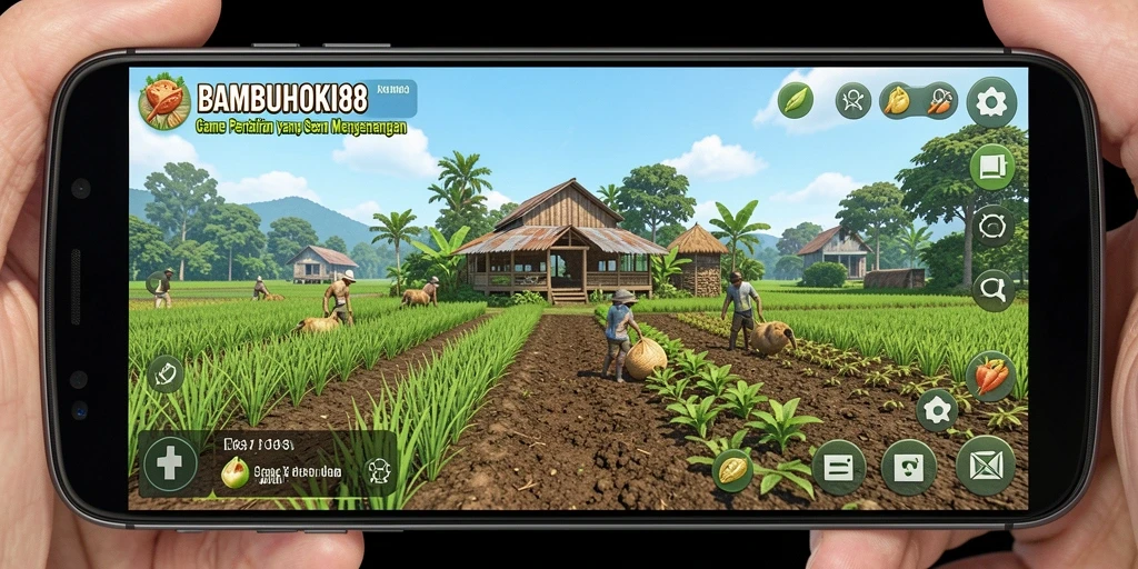 Gameplay seru di BAMBUHOKI88 dengan berbagai fitur pertanian.