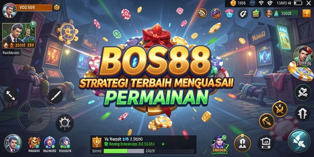 Screenshot gameplay yang menunjukkan aksi strategi di BOS88.