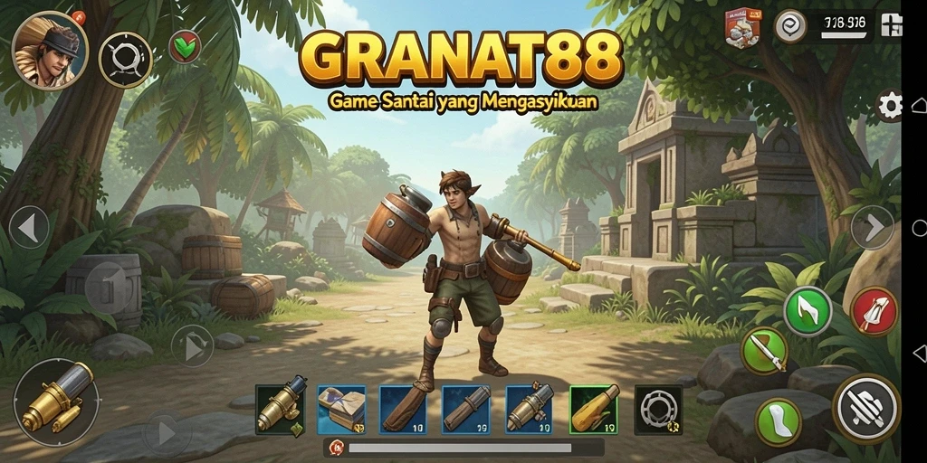 Tampilan gameplay menarik dan seru dari GRANAT88.