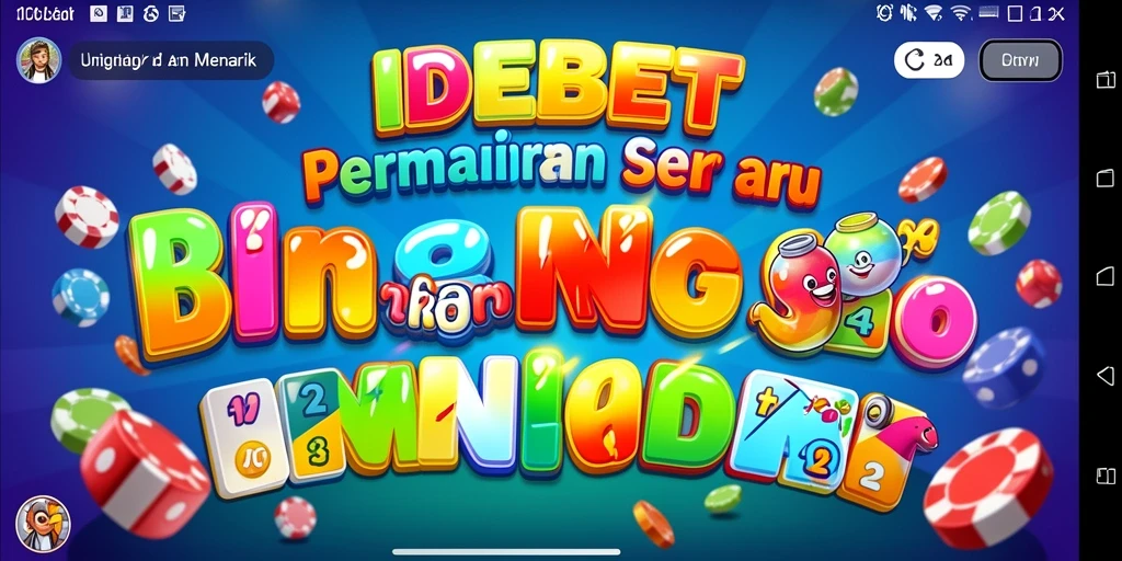 Tampilan gameplay seru IDEBET dengan berbagai variasi Bingo.