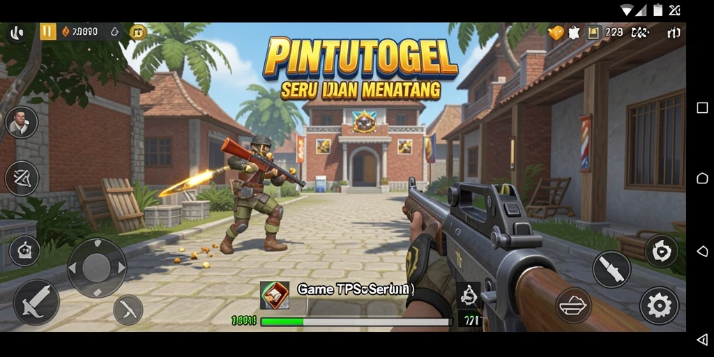 Gameplay seru PINTUTOGEL di peta yang dinamis dan menantang.