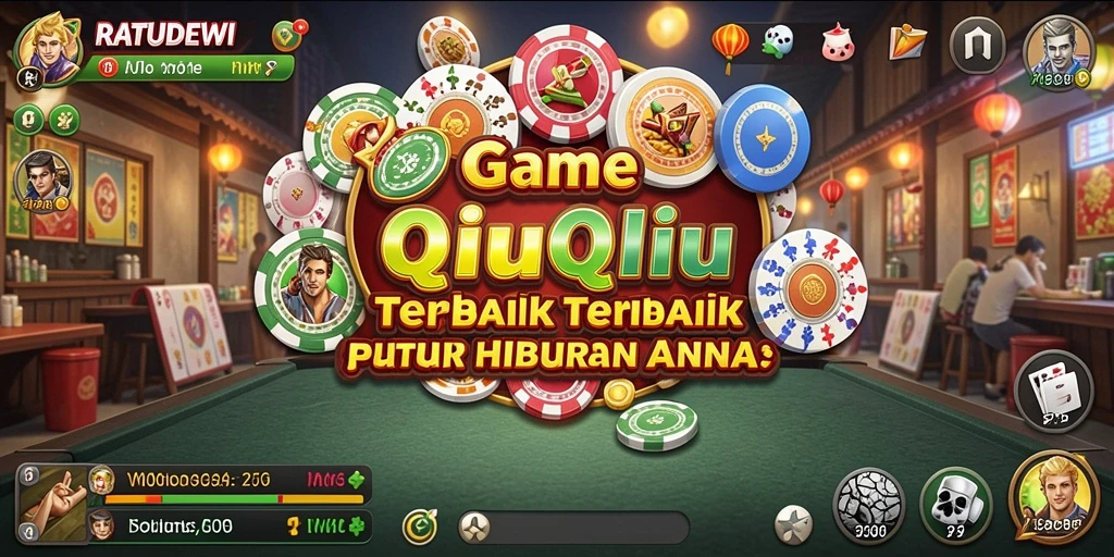 Tampilan screenshot game QiuQiu yang menegangkan dan menarik.