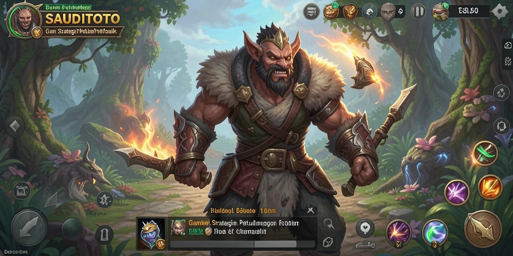 Tampilan seru dari gameplay SAUDITOTO dengan aksi strategi yang mendebarkan.