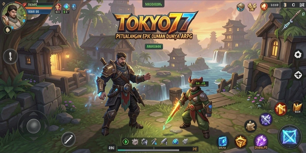 Tampilan gameplay ARPG yang memukau dan penuh aksi.