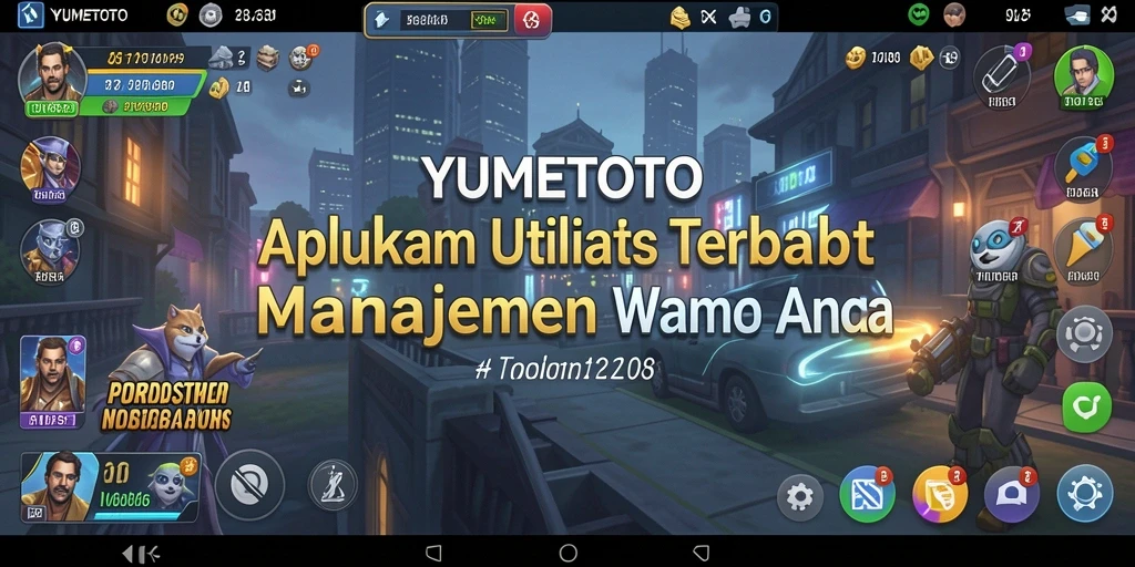 Tampilan antarmuka YUMETOTO yang intuitif dan menarik.